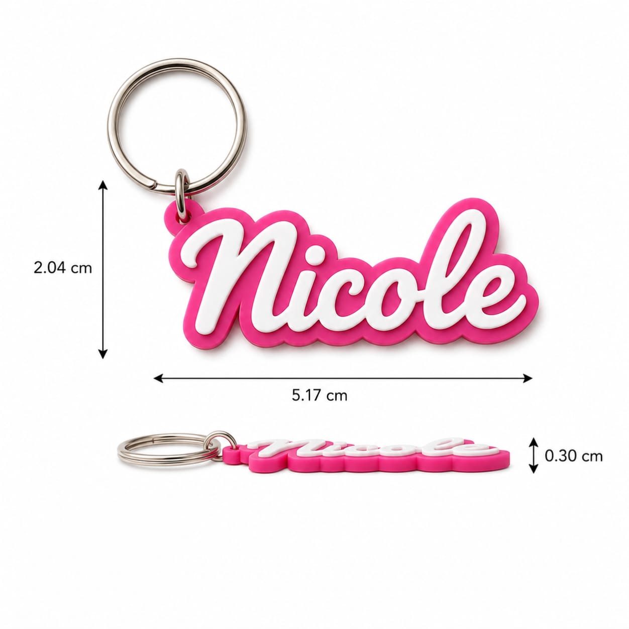 Custom Name Keychain