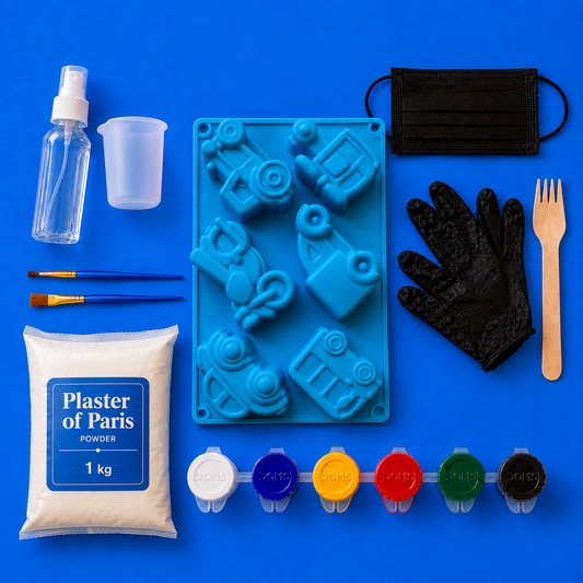 Colouring Toys Trial Kit (With Plaster of Paris Powder)
