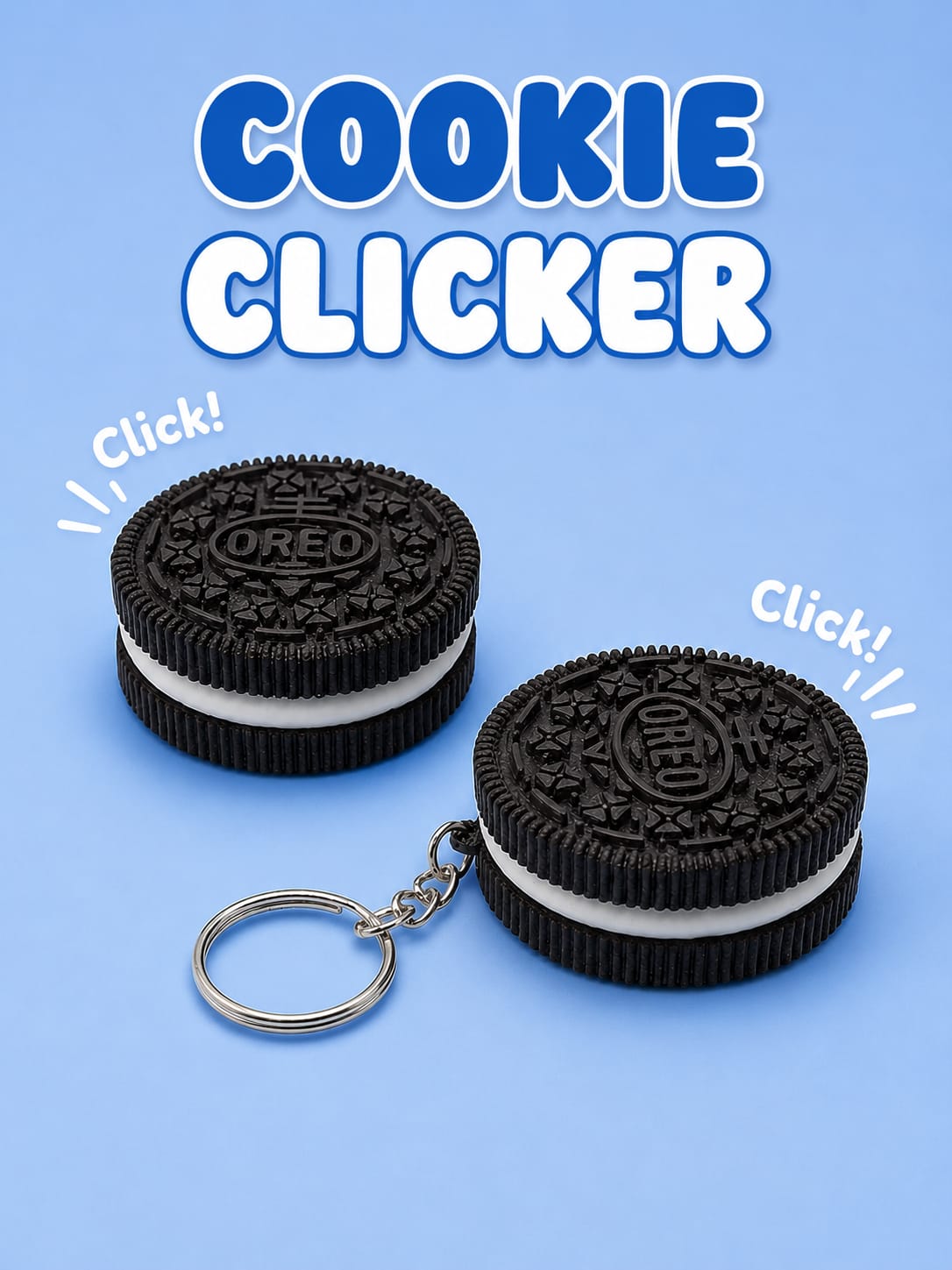 Cookie Clicker Keychain