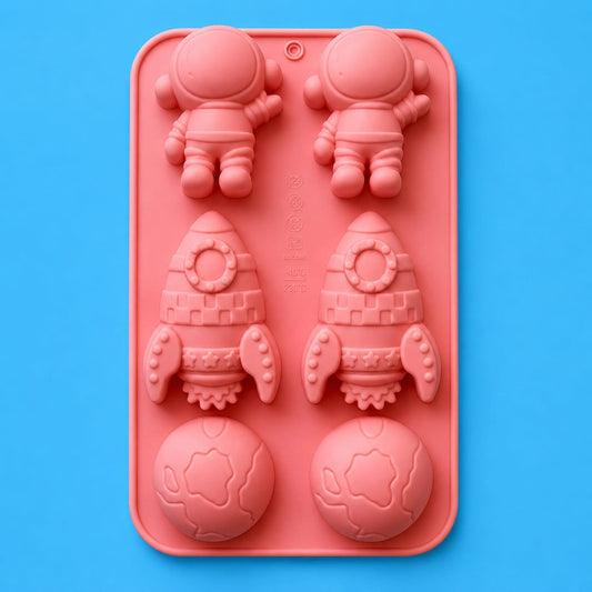 Space Theme – Astronaut & Rocket DIY Casting Mold