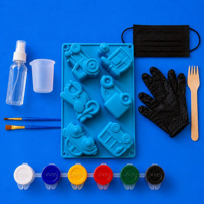 Colouring Toys Trial Kit (Without Plaster of Paris Powder)