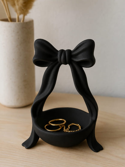 Coquette Bow Catchall Dish Cute Jewelry & Key Tray