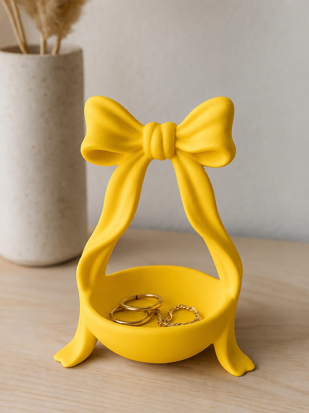 Coquette Bow Catchall Dish Cute Jewelry & Key Tray